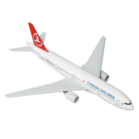 Boeing 777 самолет модел макет Turkish Airlines Истанбул Кушадасъ Анкара Балканите Босфора полет люк - снимка 5