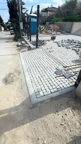 Демонтаж и монтаж тротоарни плочки бордюри павета, град София | Строителство - снимка 5