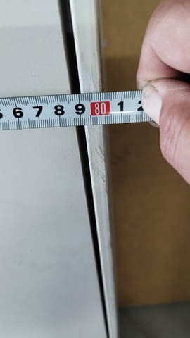 Двукрил гардероб - Офис шкафове с рафтове 80/40/199 - 158см бели - снимка 9
