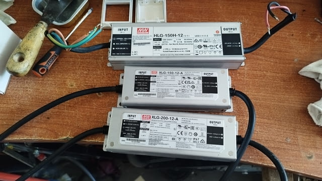 MEAN WELL XLG-200 - 150 и HKG -150 - захранващи блокове - LED драйвери - снимка 1