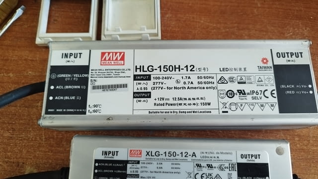MEAN WELL XLG-200 - 150 и HKG -150 - захранващи блокове - LED драйвери - снимка 2
