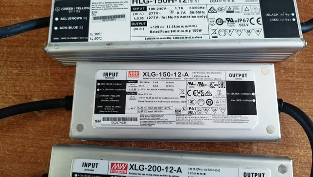 MEAN WELL XLG-200 - 150 и HKG -150 - захранващи блокове - LED драйвери - снимка 4