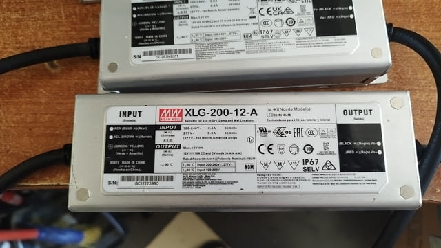 MEAN WELL XLG-200 - 150 и HKG -150 - захранващи блокове - LED драйвери - снимка 7