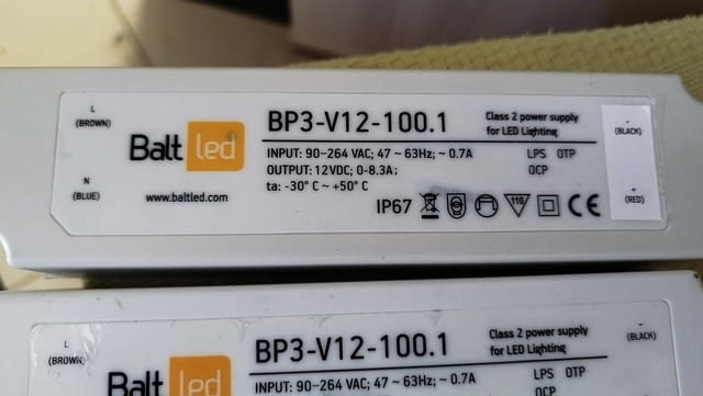 Захранващ блок Baltled BP3-V12-100.1 - 60.1 LED драйвери, град София | Други - снимка 4