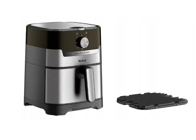 Уред за здравословно готвене, Tefal EY501D15 Easy Fry & Grill Meca Ss Eu - снимка 2