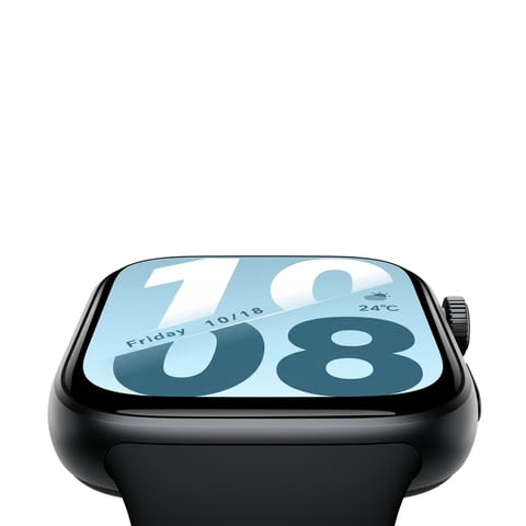 Часовник, Honor Watch X5i Standard BT 8MB+128MB Black Black Silicone Strap - снимка 3