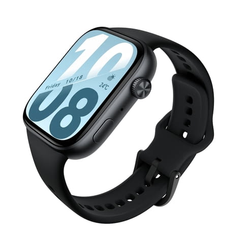 Часовник, Honor Watch X5i Standard BT 8MB+128MB Black Black Silicone Strap - снимка 4