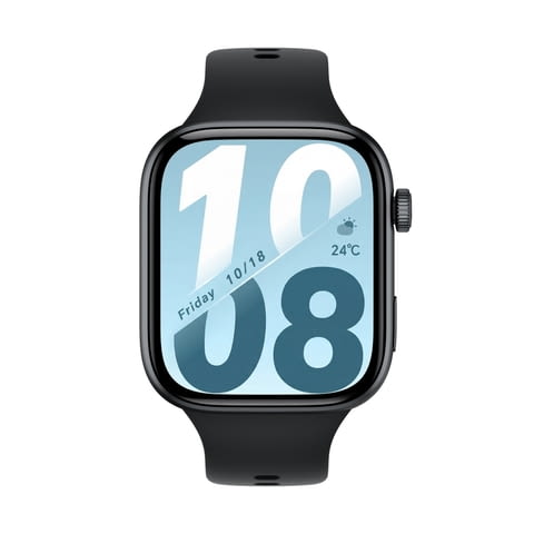 Часовник, Honor Watch X5i Standard BT 8MB+128MB Black Black Silicone Strap - снимка 7
