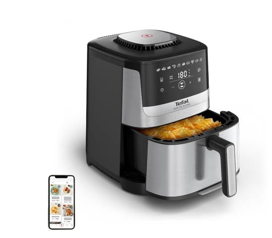 Уред за здравословно готвене, Tefal EY552DE0 Fry Easy Fry Silence Xl Ss Eu - снимка 2