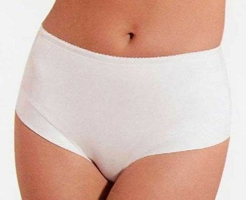 Cotonella M, L, XL, 2XL, 3XL, 4XL италиански черни, бели оформящи бикини с висока талия оформящо бельо - снимка 2