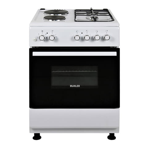 Голяма готварска печка Muhler ELC-600G, 2Г+2Е, град Сандански | Печки / Фурни - снимка 1