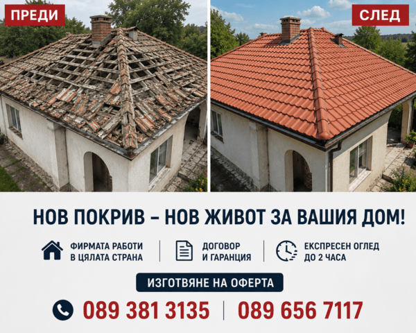 Ремонт на покриви Рестарвация на къщи апартаменти детски градини навеси веранд улуц - снимка 4
