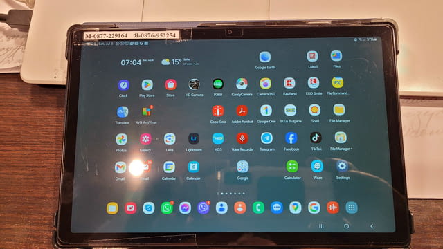 Tablet A8 samsung SM –X205 , 10.5”, SIM карта, SD карта, като нов, - снимка 2