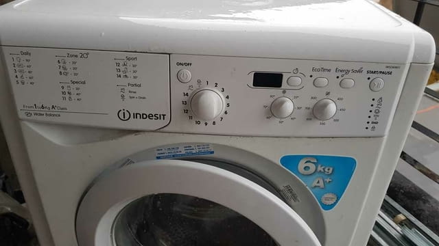 Продава се пералня втора употреба Indesit, в добро състояние, град Пловдив - снимка 10
