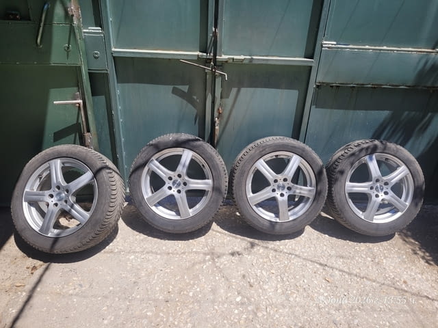 Джанти с гуми Michelin 17 цола смъкнати от Пежо. 7J x 17 H2, град Пловдив - снимка 2