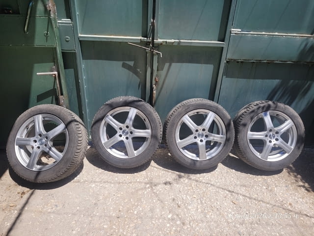Джанти с гуми Michelin 17 цола смъкнати от Пежо. 7J x 17 H2, град Пловдив - снимка 3