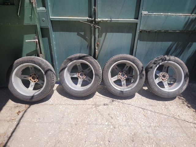 Джанти с гуми Michelin 17 цола смъкнати от Пежо. 7J x 17 H2, град Пловдив - снимка 4