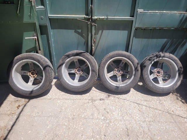 Джанти с гуми Michelin 17 цола смъкнати от Пежо. 7J x 17 H2, град Пловдив - снимка 6