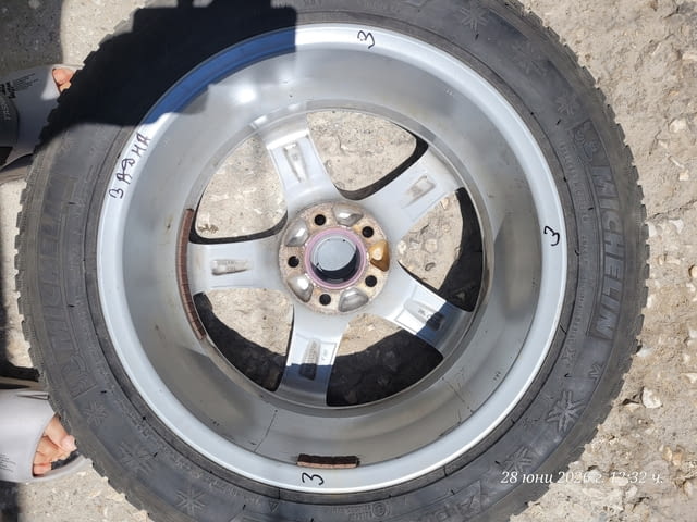 Джанти с гуми Michelin 17 цола смъкнати от Пежо. 7J x 17 H2, град Пловдив - снимка 7