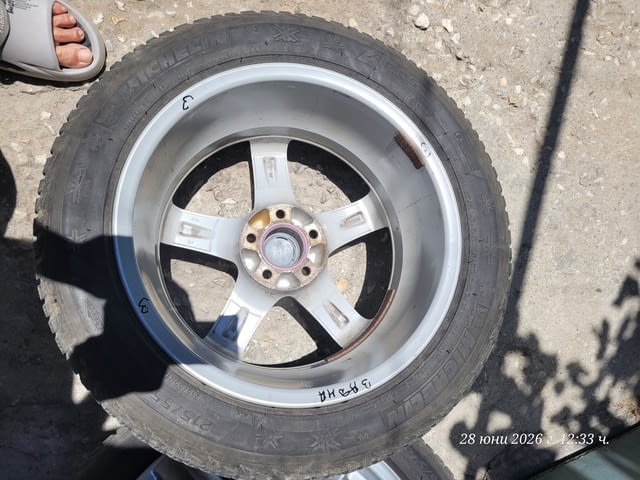 Джанти с гуми Michelin 17 цола смъкнати от Пежо. 7J x 17 H2, град Пловдив - снимка 8