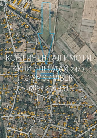 КОД 63213. Голям парцел 1380м2 с вода, ток (+трифазен ток), кладенец, помпа. В парцела има дървено б - снимка 2