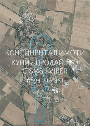 КОД 63213. Голям парцел 1380м2 с вода, ток (+трифазен ток), кладенец, помпа. В парцела има дървено б - снимка 3