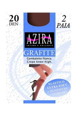 2чифта Azira 20DEN италиански женски прозрачни бели три четвърти чорапи бели чорапи до колената