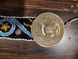 Сребърен оригинален колан със сребърни пафти ръчна изработка
