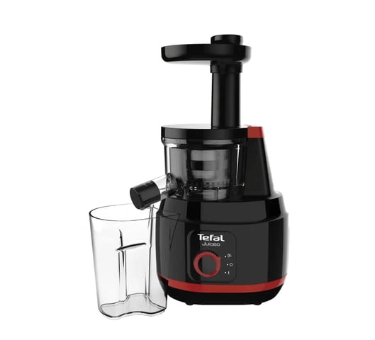 Сокоизстисквачка, Tefal ZC150838 Juiceo 2Sp 150W Black/Red, град Сандански - снимка 2