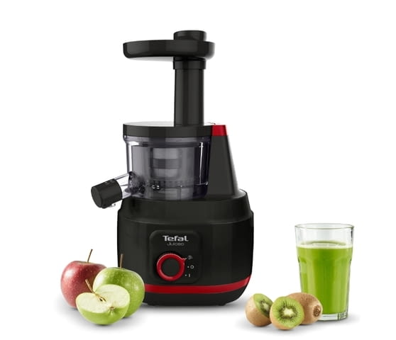 Сокоизстисквачка, Tefal ZC150838 Juiceo 2Sp 150W Black/Red, град Сандански - снимка 5