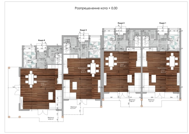 Green Houses 1 3-floor, Brick, 219 m2 - city of Haskovo | Houses & Villas - снимка 2