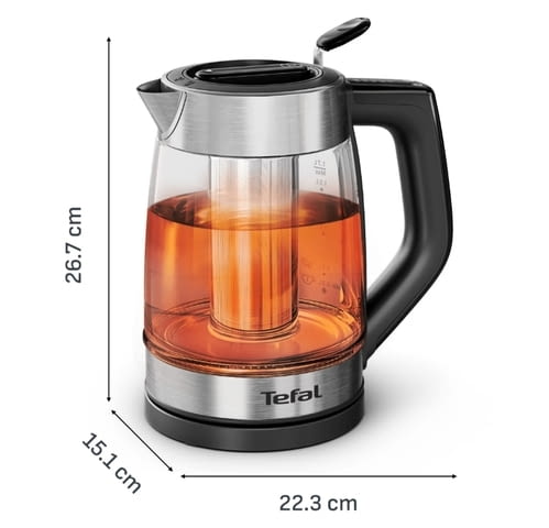 Електрическа кана, Tefal BJ760DE0 Tmk Element 1.7L Glass Digital - снимка 2