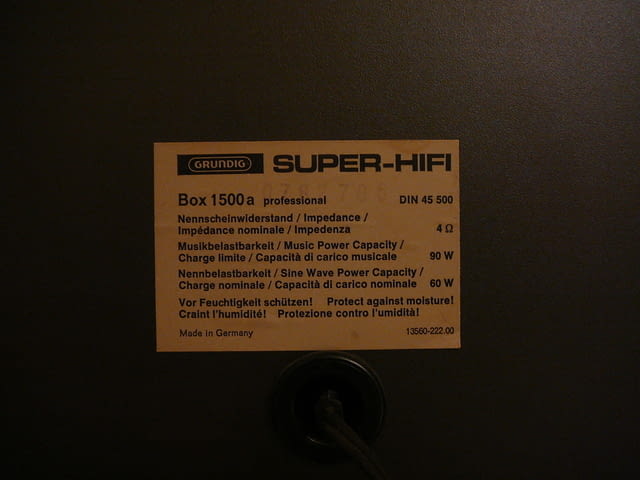 Grundig box-1500a - град Пазарджик | Ресийвъри / Усилватели - снимка 5