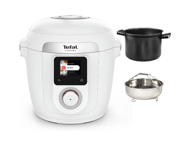 Мултикукър, Tefal CY9621F2 Epc Cook4Me 10In1 W/O Grid Wht, град Сандански - снимка 1