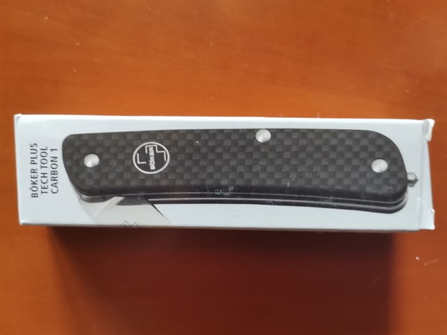 Böker Plus Tech Tool Carbon 1 Taschenmesser Slipjoint, село Куклен | Инструменти - снимка 1