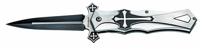 Böker Magnum stabiles Crusader Taschenmesser Kreuzdesign Kreuz Gothic - снимка 2