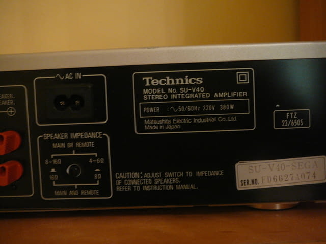 Technics su-v40 - град Пазарджик | Ресийвъри / Усилватели - снимка 7