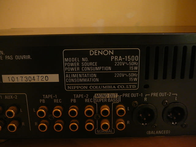 Denon pra 1500 - град Пазарджик | Ресийвъри / Усилватели - снимка 7