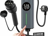 Заряден кабел GONEO тип 2 Schuko 3.68kW 16A 5M за електрически автомобили и Plug-in хибриди