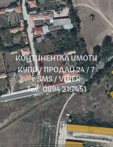 Кодг 62673. Парцел 1250м2 до ток и вода със становище за ФЕЦ 120kW - трафопост на 50 срещу имота. Па - снимка 1