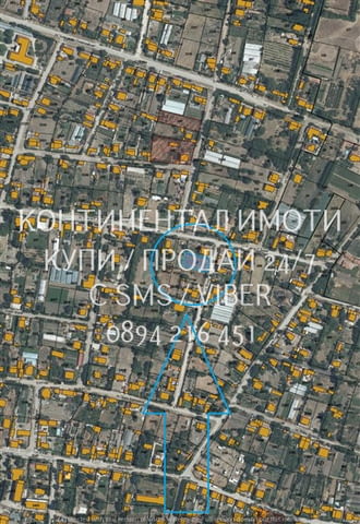Код 63220. Дворно място 750 с лице 20м, на тиха улица, до къщи ток и вода, канализация близо до авто - снимка 2