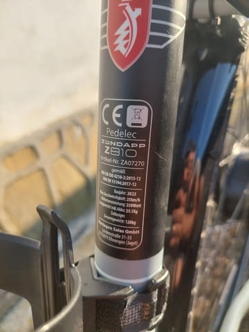 Електрическо Колело / Ебайк (E-bike) Zündapp Z810 Trekking (28") – На 1400км + Хидравлика! - снимка 2