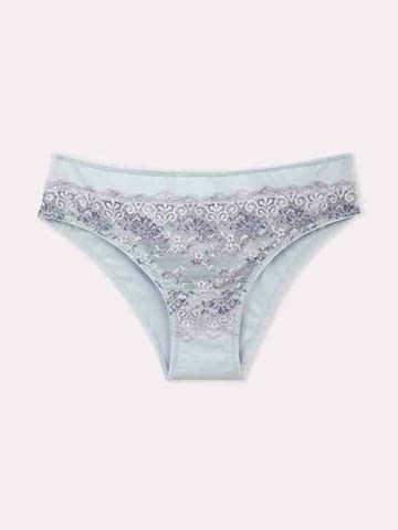 Jadea S, M, L, XL сини, шампанско италиански памучни слипове дантелена бикина женски бикини Жадея - снимка 5