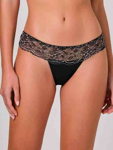 Jadea M, L, XL италиански черни, праскова дантелени бикини памучна бикина бикини с дантела Жадеа - снимка 1