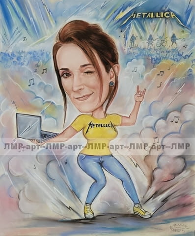 Рисувам ръчно с пастели КАРИКАТУРИ, ШАРЖ от снимка по ваш избор, професионално. - снимка 4