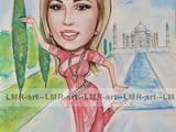 Рисувам ръчно с пастели КАРИКАТУРИ, ШАРЖ от снимка по ваш избор, професионално.