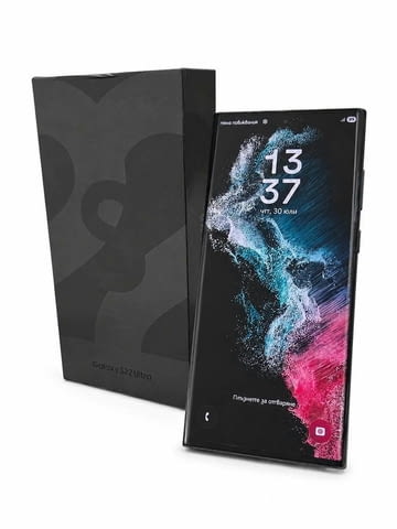 Samsung S22 Ultra 256GB Phantom Black - град Велико Търново | Смартфони - снимка 1