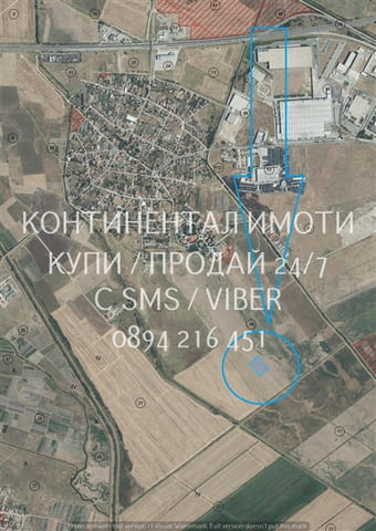 Код 63223. Поземлен имот 6 дка, в непосредствена близост до парцели с променен статут за производств - снимка 3