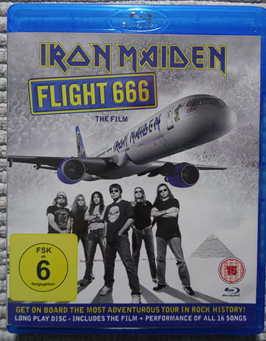 Iron Maiden Flight 666 Blu-ray - village Kuklеn | Players & Projectors - снимка 1