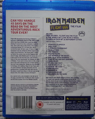 Iron Maiden Flight 666 Blu-ray - village Kuklеn | Players & Projectors - снимка 3